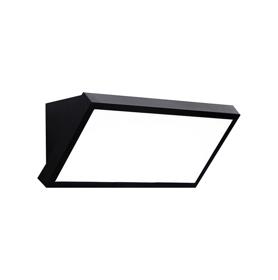 M8860  Creek Rectangular Angled Wall Light, 20W LED, CCT, IP65 Outdoor, Black